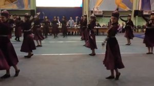 Ансамбль 'Черкесия' Лъэпэрисэ Выступление на восьмом фестивале традиционных видов борьбы народов