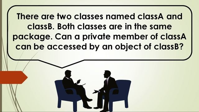 There are two classes named classA and classB Both classes are in the same package Can a private смотреть онлайн