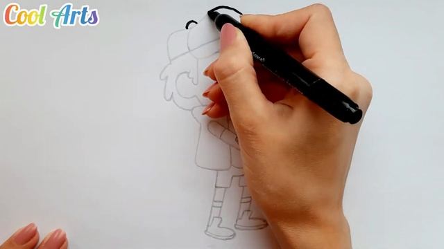 Gravity Falls || How to draw Dipper from Gravity Falls || Гравити Фолз || Как нарисовать Диппера смотреть онлайн