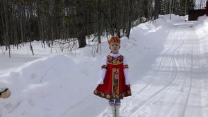 Баяндина Анна 7 лет "Гой, ты, Русь моя родная..."  С.А.  Есенин