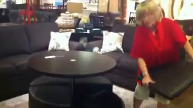 Palma Furniture in San Diego - Gas Lift Coffee Table with Ottomans смотреть онлайн