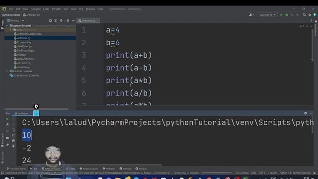 Arithmetic operators in Python by @hatcoder | python tutorial