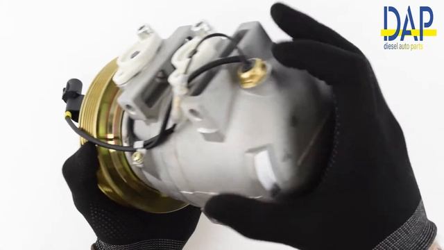 Компрессор кондиционера Ссанг Йонг Актион(SsangYong Actyon, SsangYong Korando, SsangYong Kyron) DAP смотреть онлайн