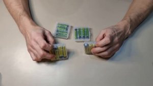YCDC Аккумуляторные батарейки ААА и АА по китайски!