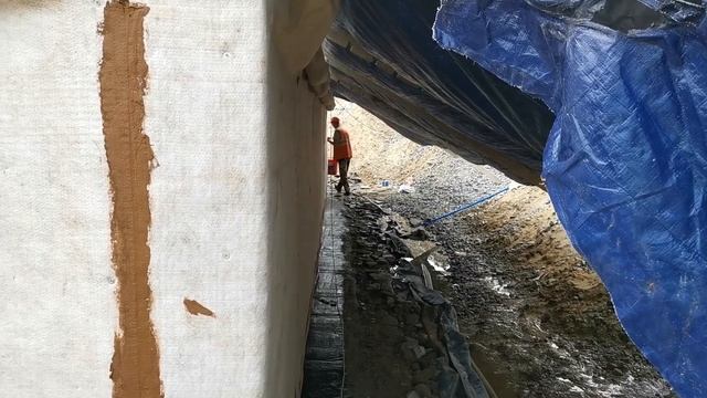 Альтернатива рулонной гидроизоляции. Напыляемая битумная полимер-модифицированная гидроизоляция смотреть онлайн