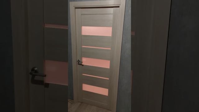 Двери межкомнатные Экошпон, цвет ясень латте! смотреть онлайн