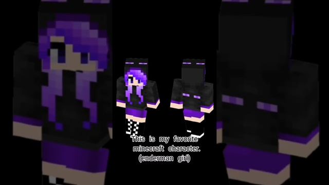 My favorite ❤️ minecraft skin (enderman girl)? смотреть онлайн
