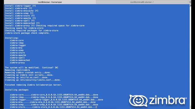 How to deploy Zimbra Collaboration using Docker смотреть онлайн