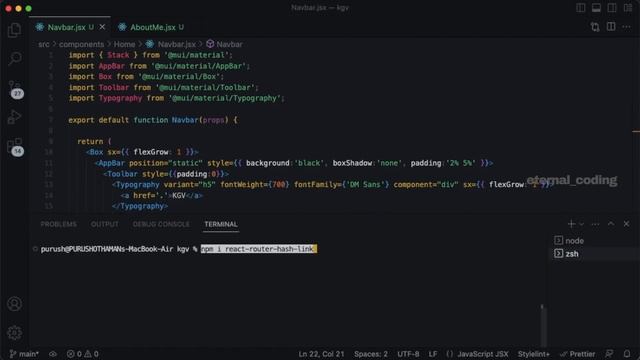 1.8 - Routing to another page's #ID in REACT!