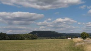 Clouds over Franconia. An afternoon with a view of Berg near Neumarkt in der Oberpfalz in 30 sec.