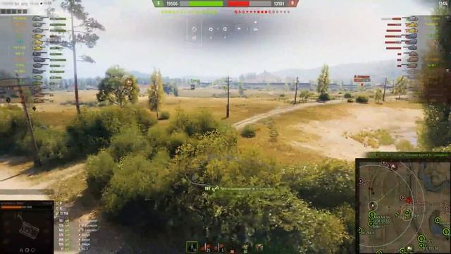 Т-100 ЛТ- 17к АСИСТА НА ПРОХОРОВКЕ - World of Tanks смотреть онлайн