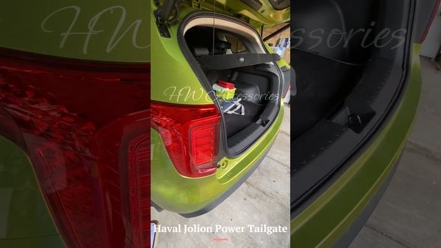 Haval Jolion Power Tailgate voice activation "Hello Haval"