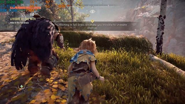 i7-3770, 12Gb, RX 6600 8Gb Horizon Zero Dawn FPS смотреть онлайн