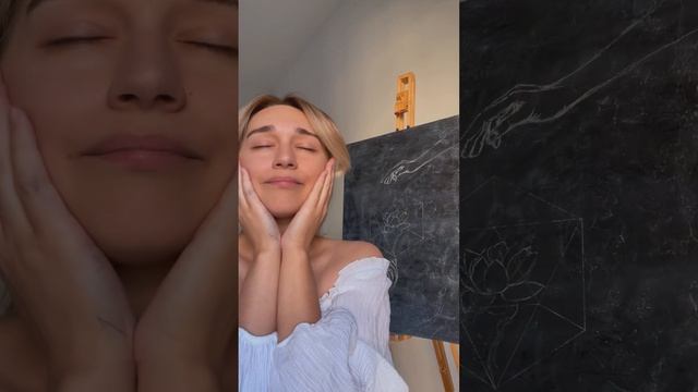 Продолжаю создание картины, не забудь про лайк и подписку? здесь о #медитативноерисование смотреть онлайн