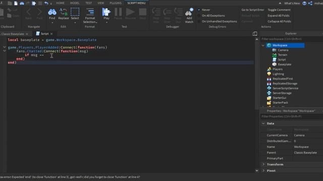 how to make codes run when you say something in chat Roblox Studio смотреть онлайн