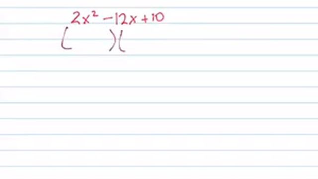 Factor 2x^2-5x+2 смотреть онлайн