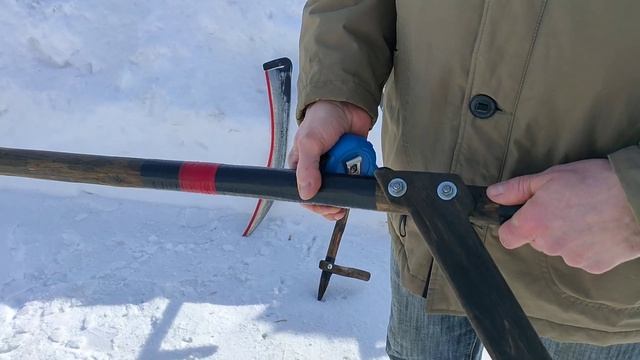 Косовище двуручное для ручной косы. Мой способ изготовления. Scythe. смотреть онлайн