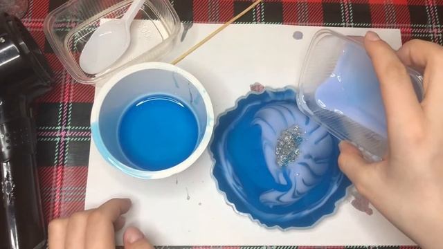 Заливка подстаканника в технике "Раздув" смотреть онлайн