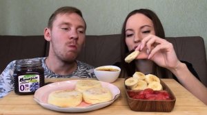 МУКБАНГ СЫРНИКИ из ТВОРОГА своими руками | ответы на вопросы| MUKBANG cottage cheese CHEESECAKES