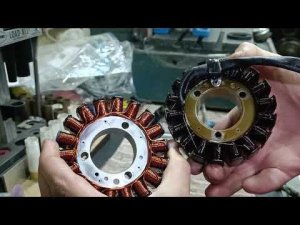 Stels Guepard замена статора генератора.