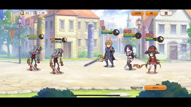 Konosuba Фантастические дни: стоит ли играть? смотреть онлайн