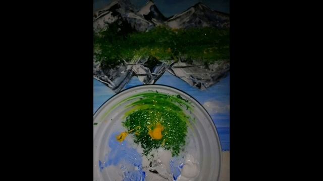 Горы и отражения. Рисуем просто. смотреть онлайн