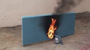 Как горит ЭППС XPS (экструдированный пенополистирол)