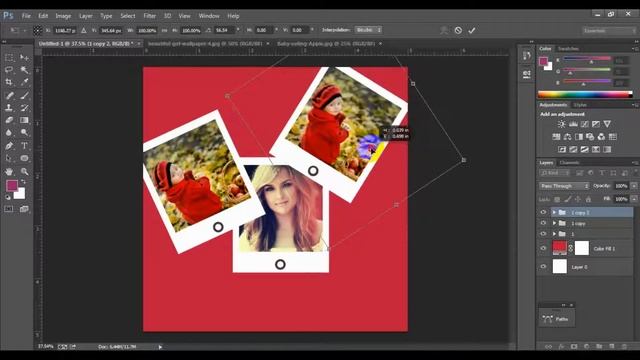 HOW TO CREATE PHOTO FRAME DESIGN ON ADOBE PHOTOSHOP CC 2017 TRAINING TUTORIAL смотреть онлайн