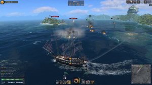 World Of Sea Battle. Боевое Крещение, Начальный Уровень. Constitution IV.