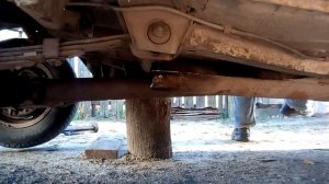 Глушитель с мотоцикла на машину.What happens if you put a muffler on a car with a motorcycle.