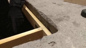 Крышка погреба.  На ошибках учимся. Буду переделывать.