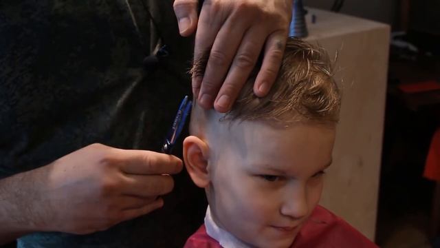 Стрижка "дракончик".Men's haircut