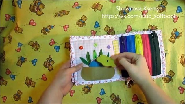 развивающая книжка - малышка \ soft book смотреть онлайн