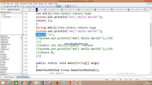 What is Method Why Method CoreJava Online Session Part 7