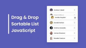 ? Перетаскивание сортируемого списка | Drag and Drop Sortable List using HTML CSS & JavaScript