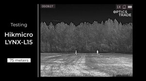 Hikmicro LYNX-L15 Thermal Imaging Monocular Testing | Optics Trade See Through