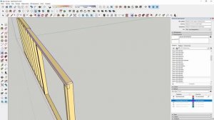 проект стены с трехметровым въездом в гараж в sketchup wall project with entrance to the garage