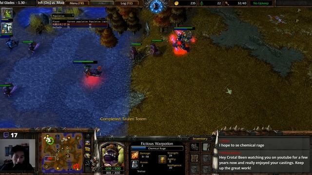 Moon (NE) vs Infi (Orc) - G2 - WarCraft 3 - Tirisfal Glades - WC2229 смотреть онлайн