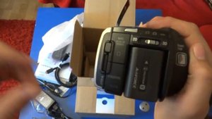Sony HDR-TD10E unboxing hands-on 3D Camcorder (deutsch german)
