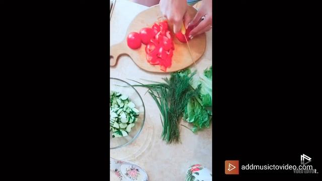 Самый обычный постный салат ?