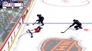 NHL 2002 Gameplay Columbus Blue Jackets vs Vancouver Canucks