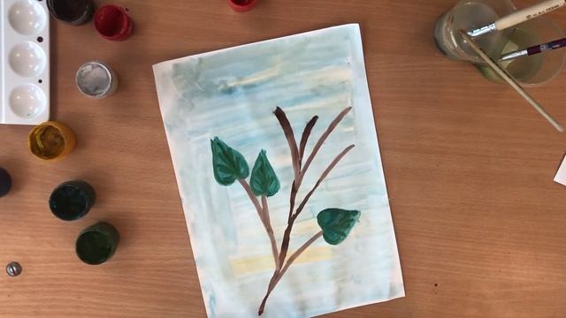 Рисование мятой бумагой "Сирень" Педагог Загирова Э.Г. смотреть онлайн