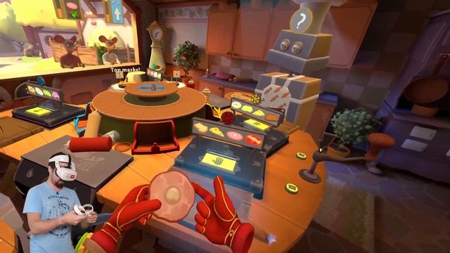 ЧЕМ НАКОРМИТЬ ОБОРОТНЯ? Ищу подходящую еду в Cook-Out A Sandwich Tale VR! смотреть онлайн