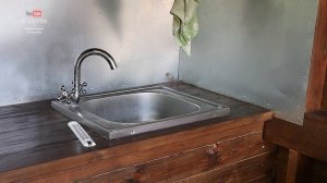 Водопровод с горячей водой в беседке. Халява!!!