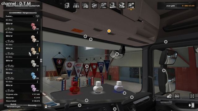 ets 2 BC INTERIOR BELKA ACCESSORY V1.0 1.46.X LED Poppy ,Light boxes ,scarf, cubes, D.T.M MODS смотреть онлайн