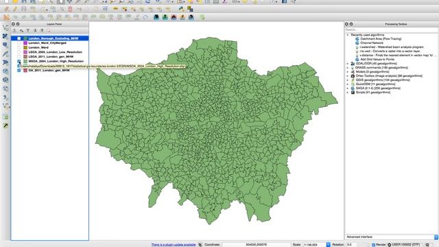 Data import into QGIS смотреть онлайн