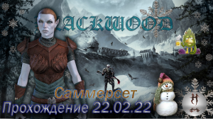 The Elder Scrolls Online (Сюжетные задания 22.02.22, Саммерсет)