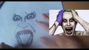 Рисунок карандашом Джокер "Joker" Отряд Самоубийц  Jared Leto Suicide Squad