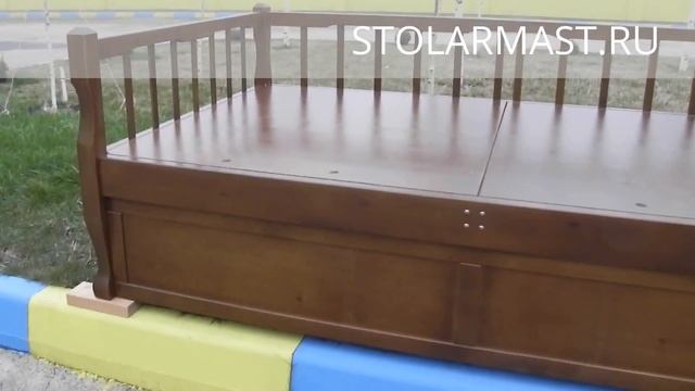 Топчан с открывающимся настилом