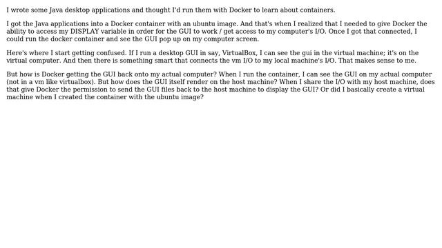 Unix & Linux: How does Docker run GUIs? смотреть онлайн